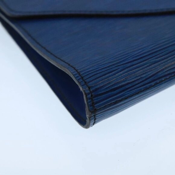 LOUIS VUITTON Epi Art Deco Clutch Bag Blue M52635 LV Auth ep6698 - Picture 5 of 16